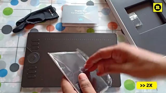 HUION HS610 Graphics Drawing Tablet смотреть онлайн
