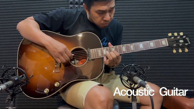 Gibson 1960's J-160e Custom Shop смотреть онлайн