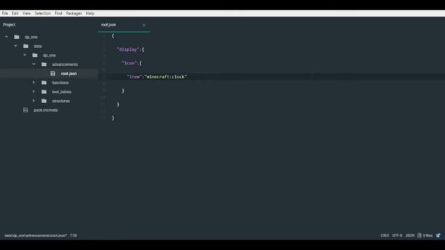 Custom Advancements Part I - Introduction to File Structure and JSON Format смотреть онлайн