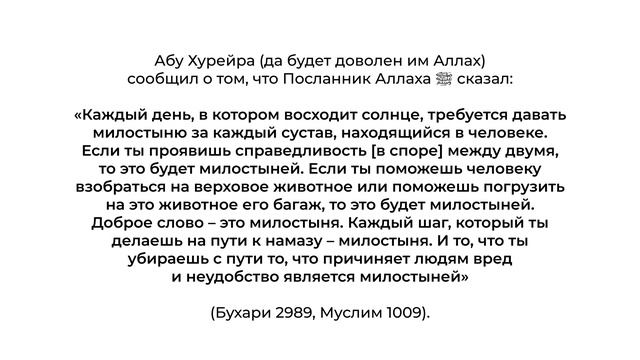 Сорок Хадисов - 23 (26 хадис). Алтай Бериш