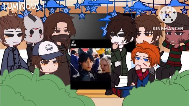 Slashers react to F/Y/n as Wednesday (New Slasher) // REQUESTED смотреть онлайн