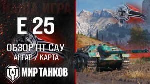 E 25 обзор ПТ САУ Германии | броня E25 оборудование | гайд Е 25 перки