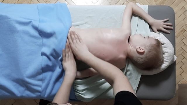Массаж ребёнку при сколиозе. Урок массажа