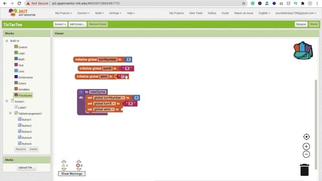 How to make Tic Tac Toe Game in MIT App Inventor 2 Part -1 [ 2020 Tic Tac Toe ] смотреть онлайн