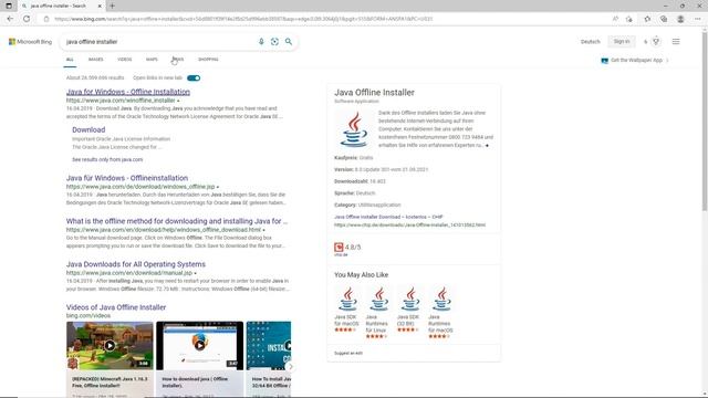 Java installieren ausführliche Anleitung mit Überprüfung - Java Offline Installer смотреть онлайн