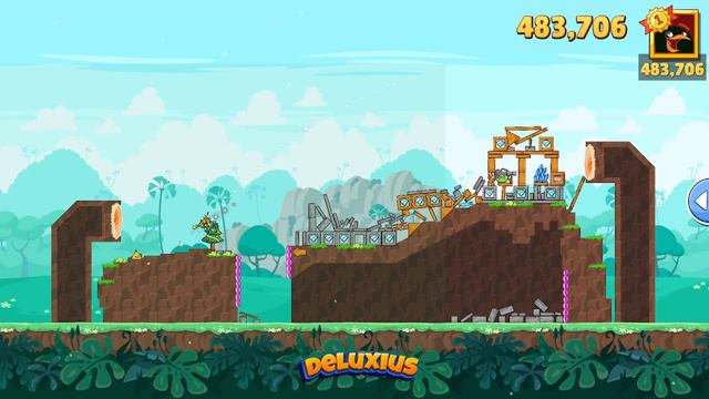 Angry Birds Friends Tournament 1046 Level One**No Power Ups ***Three Stars***