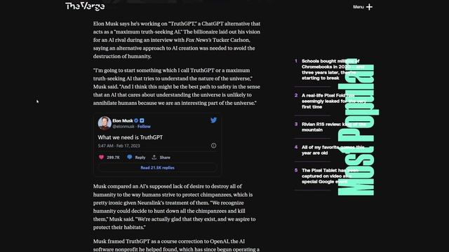 Elon Musk is Taking on ChatGPT смотреть онлайн