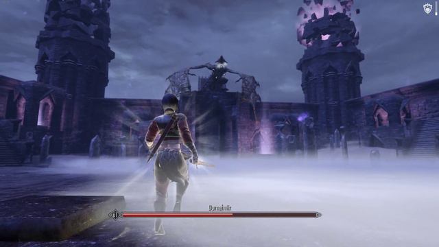 Skyrim Dark souls Edition: Dragon Boss fight Cirilla Vs Durnehviir (True Directional movement+skysa смотреть онлайн