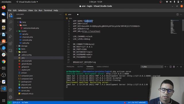 Sistema de Cadastro e Login com Laravel смотреть онлайн