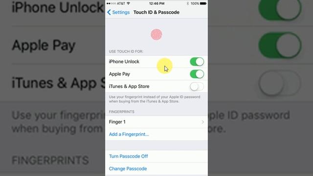 How to turn off Touch ID for iTunes and App Store purchases on the Iphone 7 , iphone 6, 5, 4 смотреть онлайн