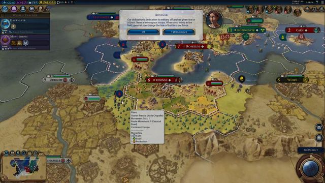 Sid Meiers Civilization VI Gathering Storm - PC Gameplay ! New Frontier Pass Portugal ! MSI laptop смотреть онлайн