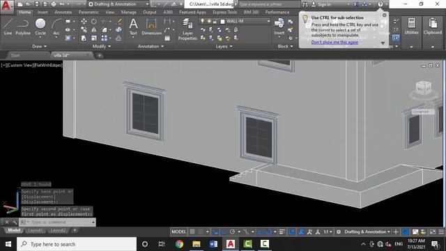 Autocad house design 3d tutorial part -2 смотреть онлайн