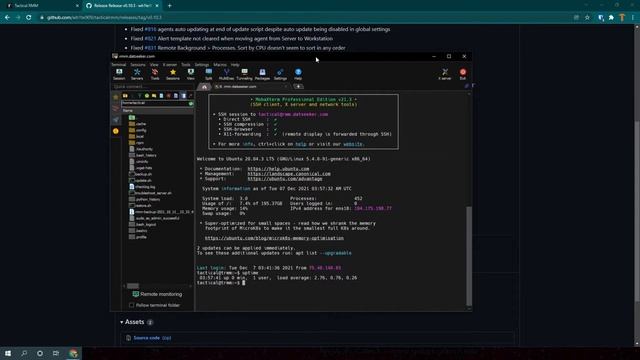 Tactical RMM: Standard installation. Updating server смотреть онлайн
