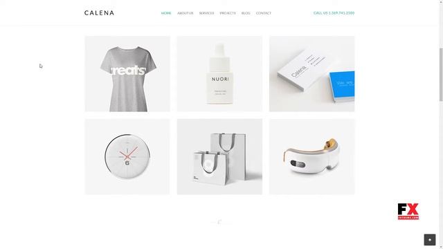 Calena -“ Minimal Multi-Purpose Portfolio WordPress Theme Shir смотреть онлайн