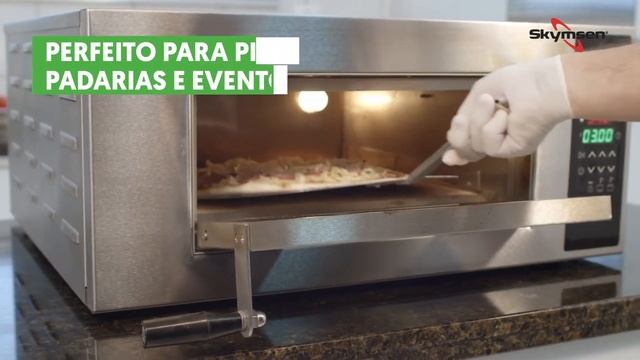 O FORNO QUE PODE ASSAR PIZZAS EM ATÉ 3 MINUTOS - FLP 400D SKYMSEN смотреть онлайн