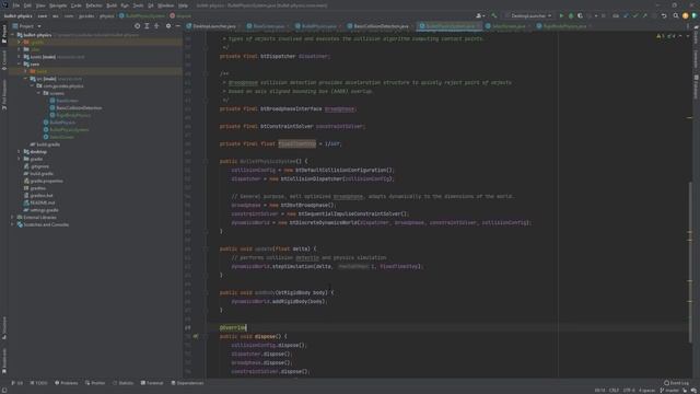 Bullet Physics in libGDX #3 - Rigid Body Dynamics смотреть онлайн