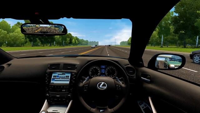 2009 Lexus IS-F - City Car Driving | Steering Wheel Gameplay смотреть онлайн