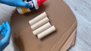 Как сделать пуфик из картона