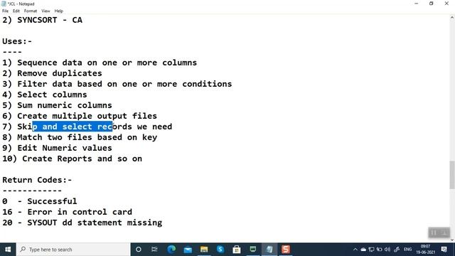 DFSORT / SYNCSORT Definition Explained смотреть онлайн