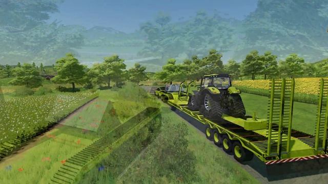 LOAD AND TRANSPORT APPLES & LEMONS WITH MCCORMICK AND STEYR TRACTORS - Farming Simulator 22 смотреть онлайн