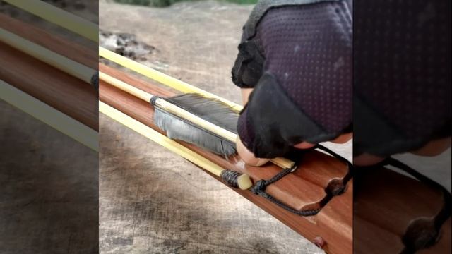 "FALCON" Slingshot shooting arrow #shorts #short смотреть онлайн
