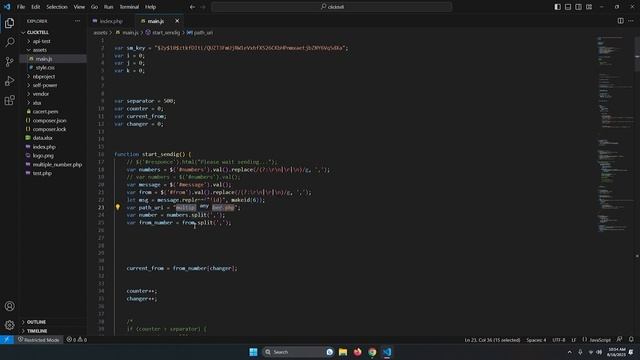 Clicktell Upgraded Bulk SMS Sender integration in PHP смотреть онлайн