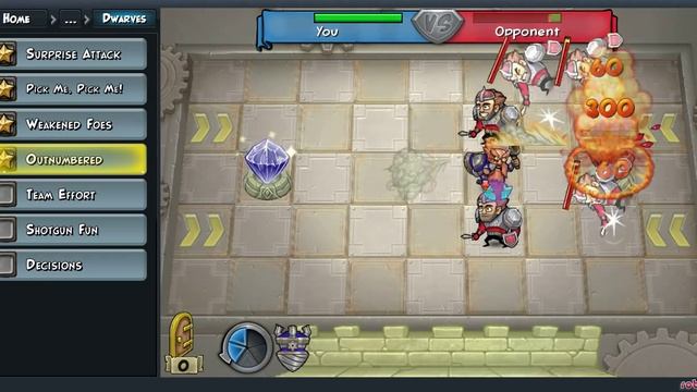 Hero Academy Meet the Dwarves Outnumbered Walkthrough смотреть онлайн
