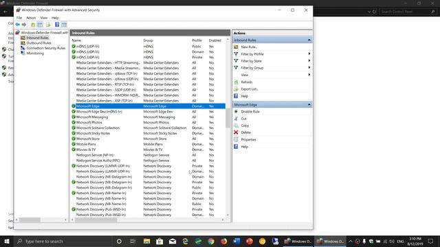 Windows 10 How to know Firewall rules for apps and type of access смотреть онлайн