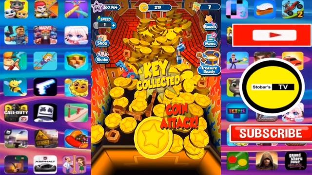 COIN DOZER || 1000 Coins = COIN ATTACK!!! смотреть онлайн