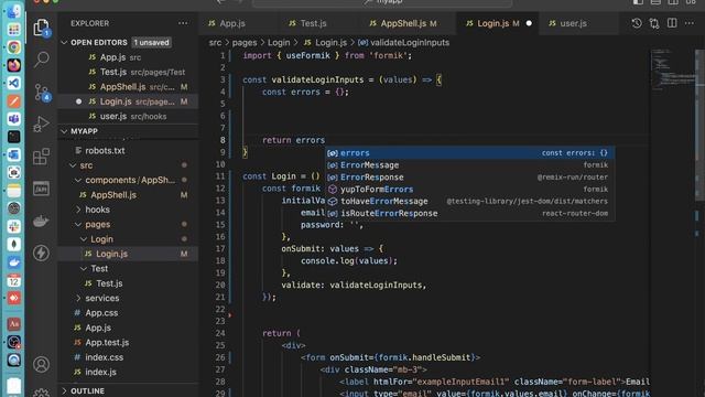 Handling Forms in React With Formik 2023-02-12 (Telugu) смотреть онлайн