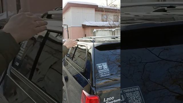 Чем так хорош кунг Alpha GSS на #mitsubishil200 - дверь на раме, сдвижные окна, багажник на крыше! смотреть онлайн