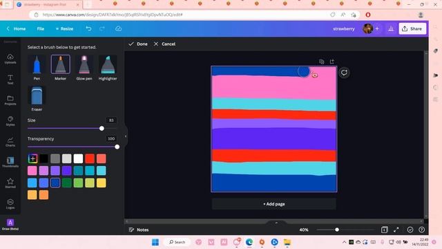 Aesthetic Blurry Gradient Background Tutorial On Canva смотреть онлайн