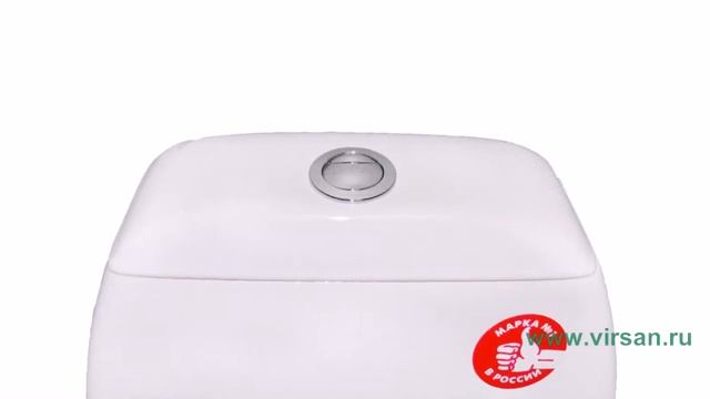 Унитаз - компакт SANTEK "ПОЛАР" (двухрежимный) смотреть онлайн