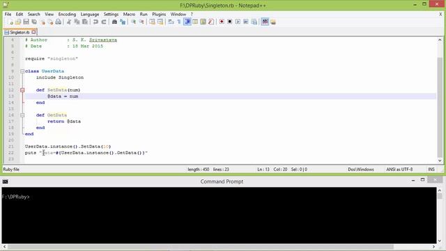 Singleton Design Pattern In Ruby смотреть онлайн
