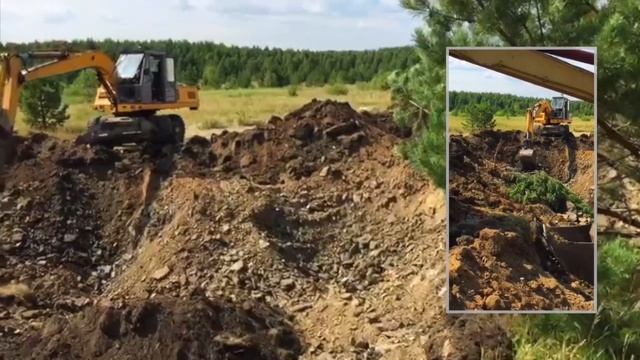 Добыча скалы Дачный поселок на берегу Синары! смотреть онлайн