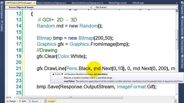 10 ASP NET Web How TO CREATE Custom CAPTCHA Image and Save Value with Session смотреть онлайн