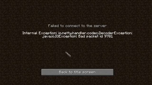Minecraft Bad Packet ID #2 please help смотреть онлайн