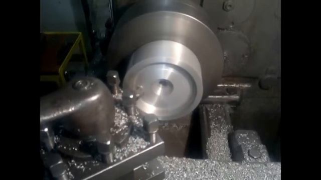 Приводной ролик (шкив) для "гриндера", из алюминия/Pulley for belt grinding machine смотреть онлайн