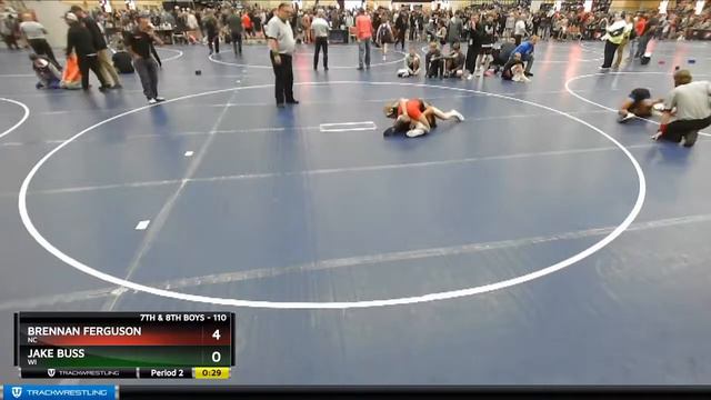 110 Lbs Cons. Round 2 - Brennan Ferguson, NC Vs Jake Buss, WI E483