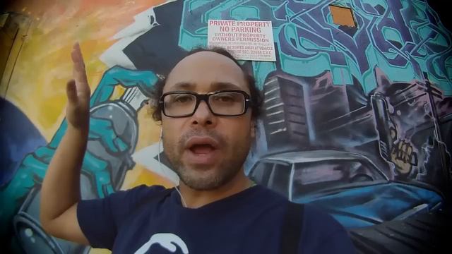 Lesson on graffiti art with Kimo Arbas смотреть онлайн