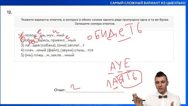 Самый сложный вариант из Цыбулько | Открытый веб