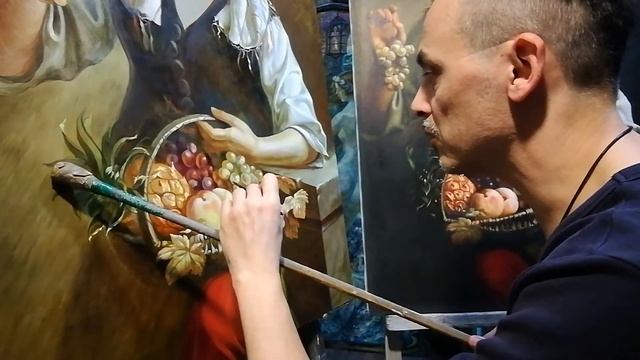 Пишем копию картины. Художник Дмитрий Костылев смотреть онлайн