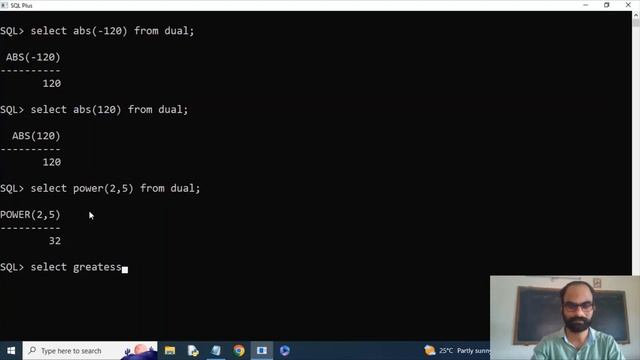 NUMBER FUNCTIONS IN SQL смотреть онлайн