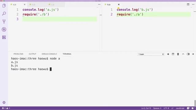 11.3 Circular dependency in Javascript смотреть онлайн