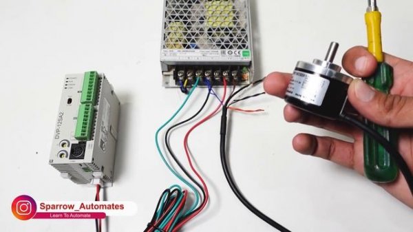 Rotary Encoder Wiring/Connection with PLC II What is Rotary Encoder? (Autonics E40S6-2500-3-T24)