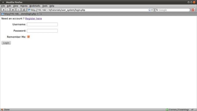 PHP Tutorial: Register and Login (Cookie Extension) [part 00] смотреть онлайн