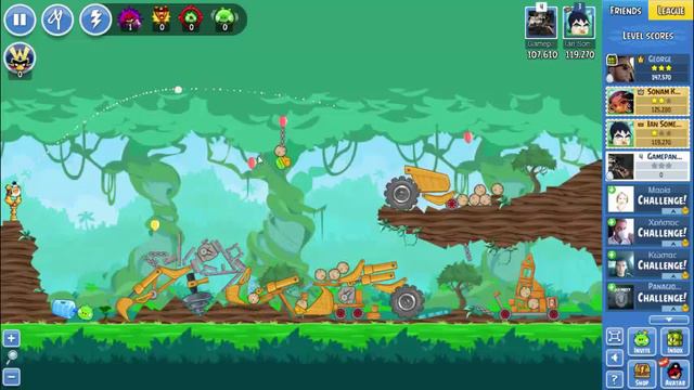 Angry Birds Friends Champions for Earth Tournament Level 3 Week 175 Walkthrough Sep 21 2015 смотреть онлайн