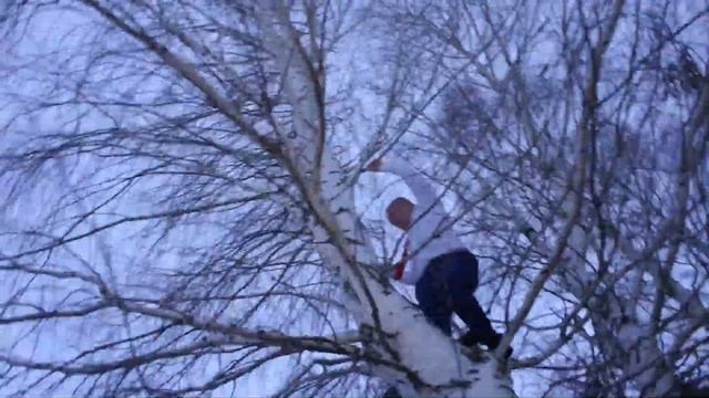 Старинный Марийский обряд с иглой  .  Кто то лезет на скалу , а кто то лезет на дерево !