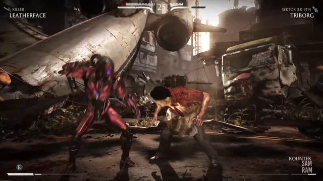 Mortal Kombat X - Leatherface Vs Sektor (Very Hard) смотреть онлайн
