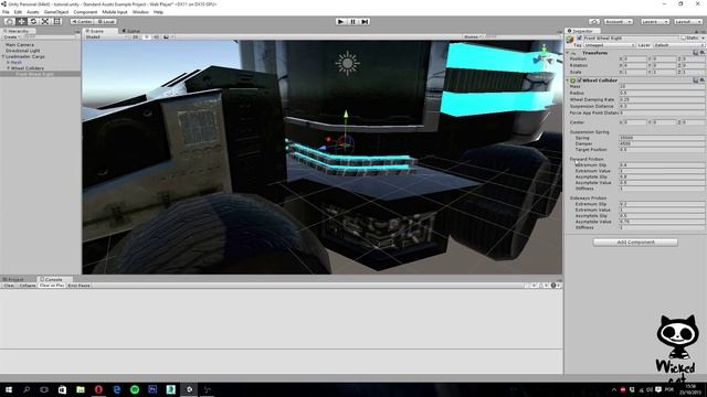 Unity 5 - From Beginner to Pro #34 - Wheel Collider (1) смотреть онлайн